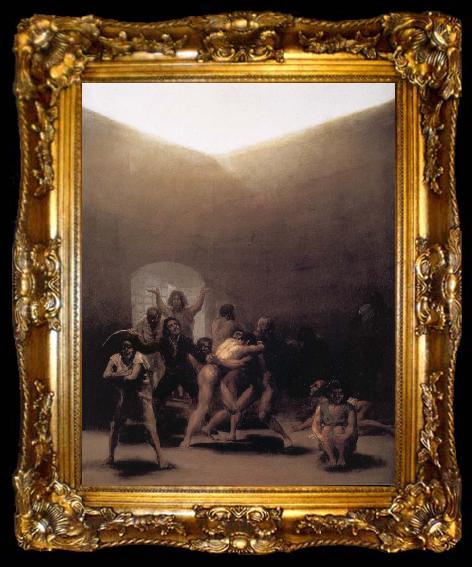 framed  Francisco Goya Corral de Locos, ta009-2